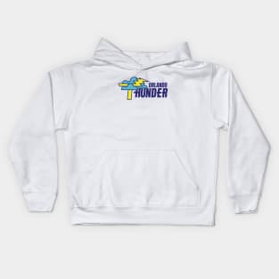 Defunct Orlando Thunder WLAF Football 1991 Kids Hoodie